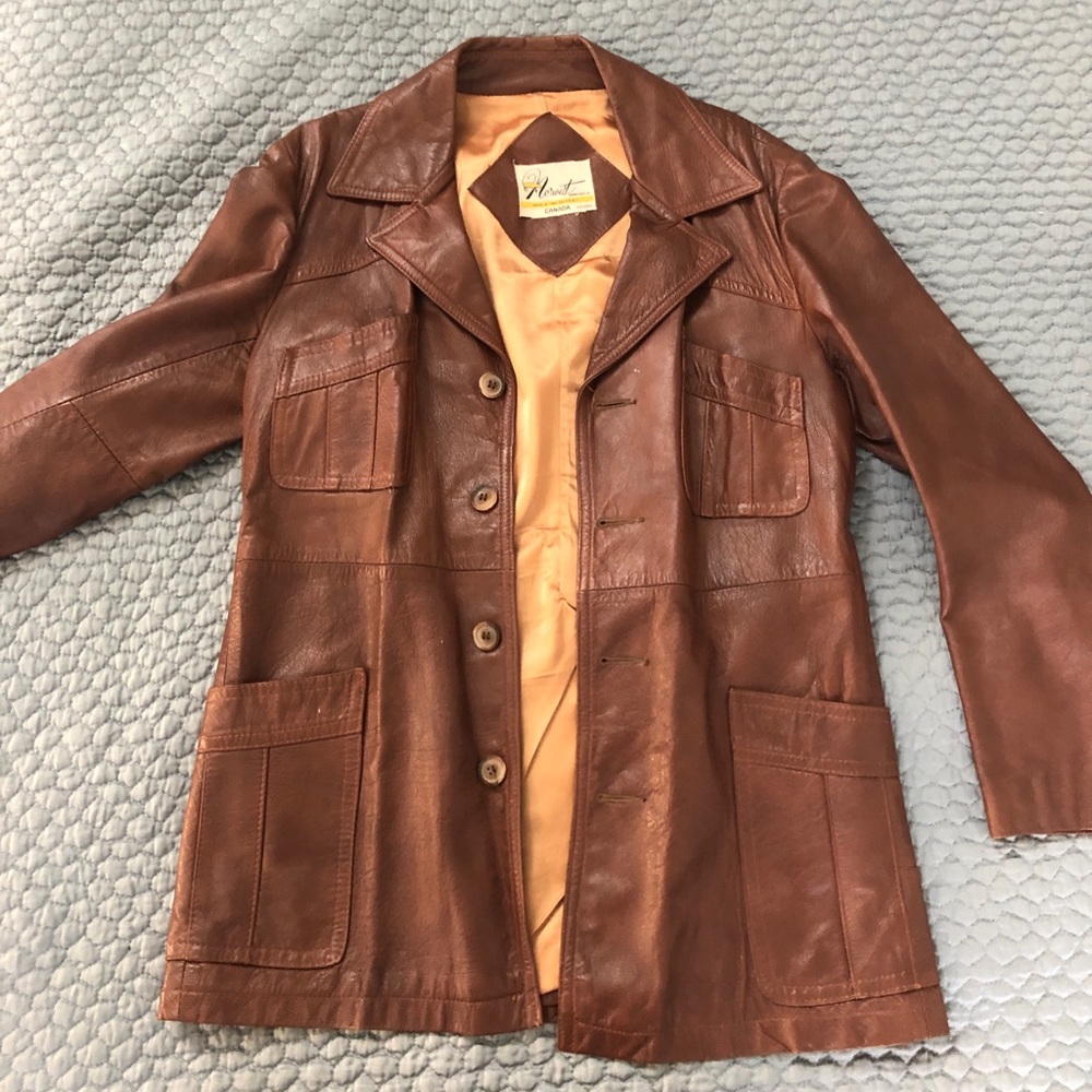 Vintage “leather” jacket.